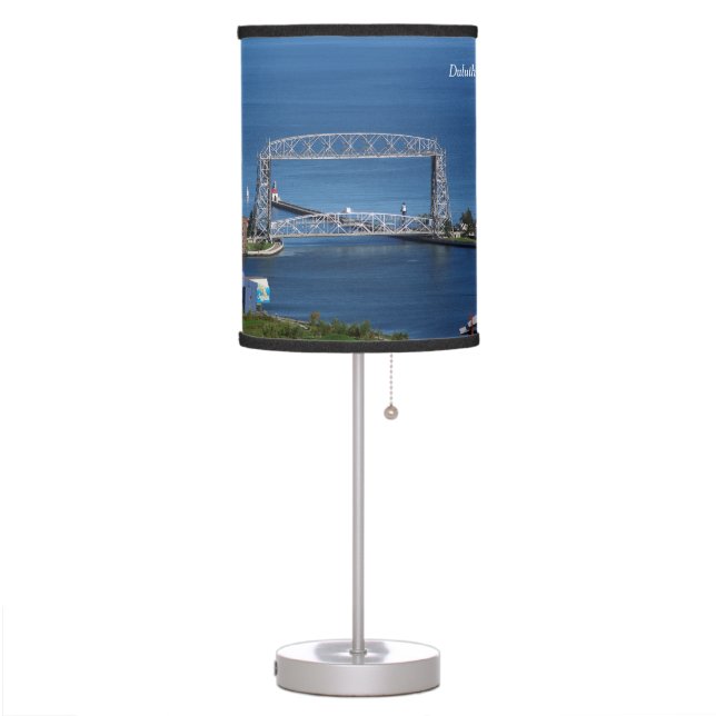 Duluth Aerial Lift Bridge Table Lamp (Left)