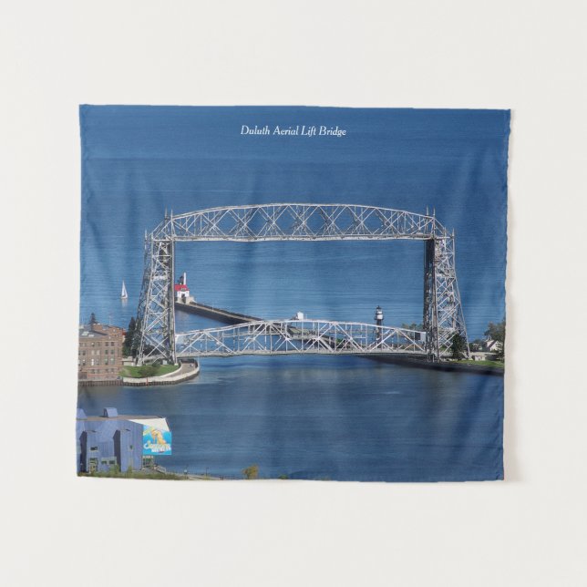Duluth Aerial Lift Bridge tapestry (Front (Horizontal))