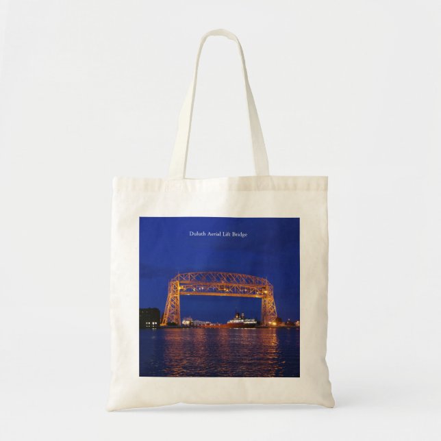 Duluth Aerial Lift Bridge tote bag (Front)