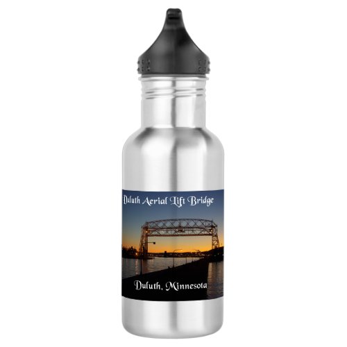 Duluth Aerial Lift Bridge water bottle