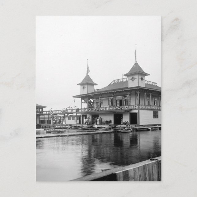 Duluth Boat Club: 1906 Postcard (Front)