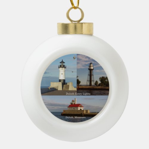 Duluth Entry Lights ball or snowflake ornament
