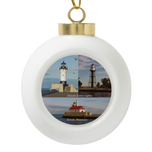 Duluth Entry Lights ball or snowflake ornament