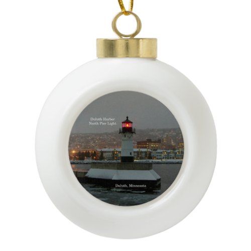 Duluth Harbor North Pier Light ornament