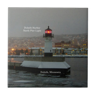 Duluth Harbor North Pier Light tile