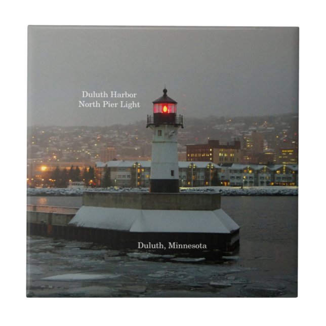 Duluth Harbor North Pier Light tile (Front)