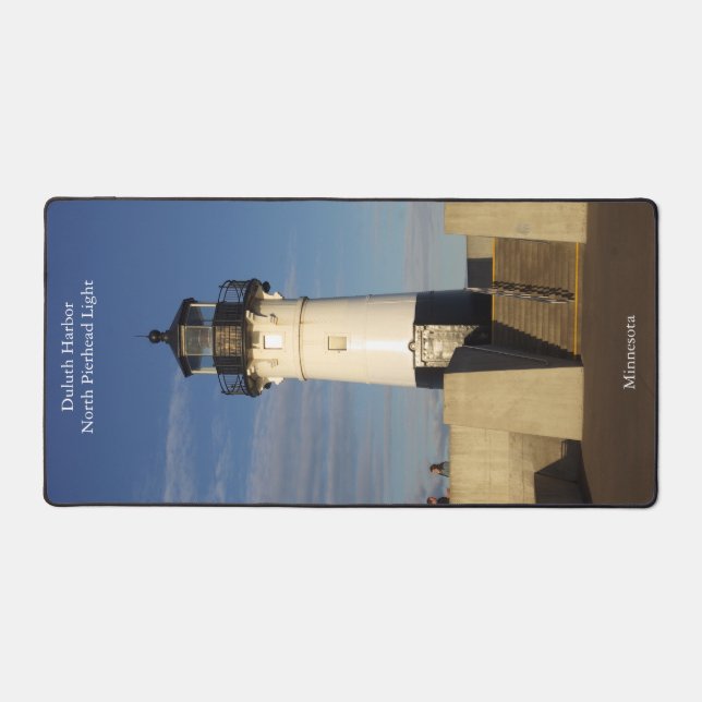 Duluth Harbor North Pierhead Light desk mat (Front)