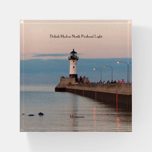 Duluth Harbor North Pierhead Light paperweight