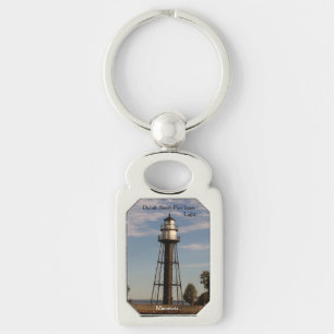 Duluth Harbor South Pier Inner Light Keychain