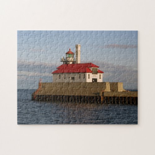 Duluth Harbor South Pier Light Jigsaw Puzzle