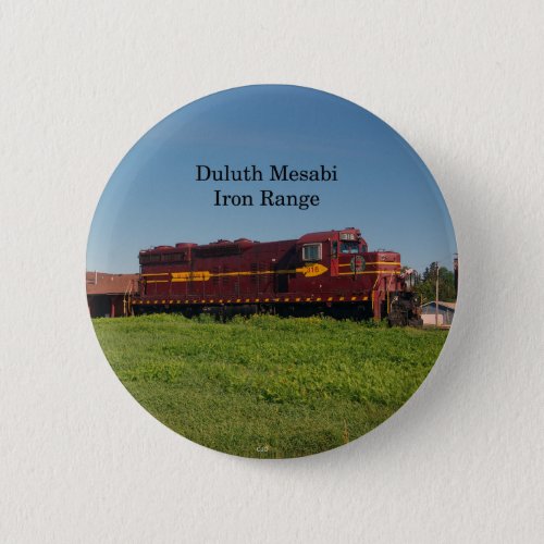 Duluth Mesabi Locomotive 316 button