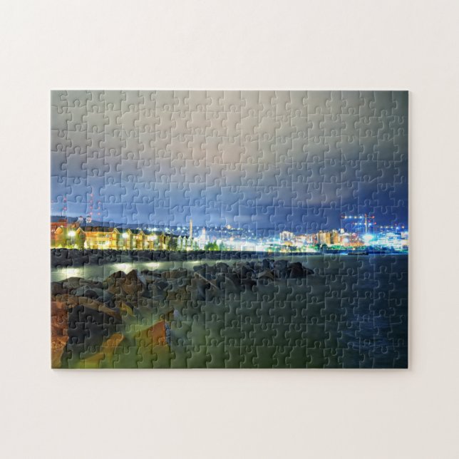 Duluth Minnesota, Canal Park, Lake Superior Jigsaw Puzzle (Horizontal)