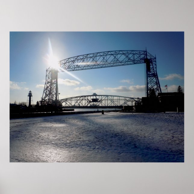 Duluth Minnesota Lift Brige Poster (Front)