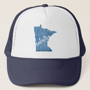 Duluth Minnesota Wood Plaque Trucker Hat