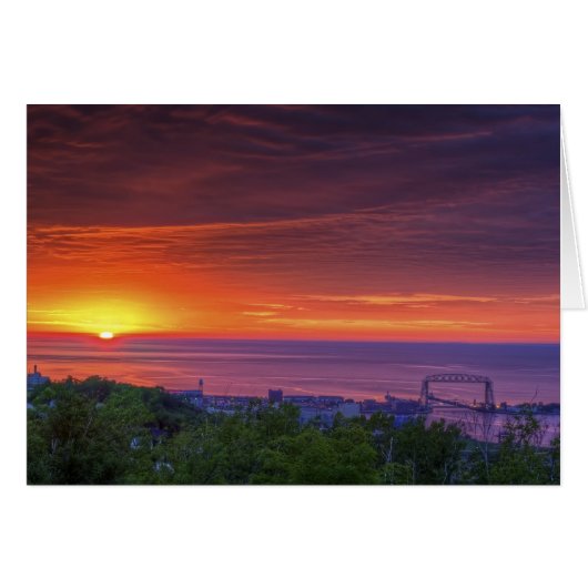 Duluth Sunrise Cards (Front Horizontal)