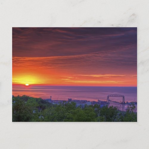 Duluth Sunrise Postcard