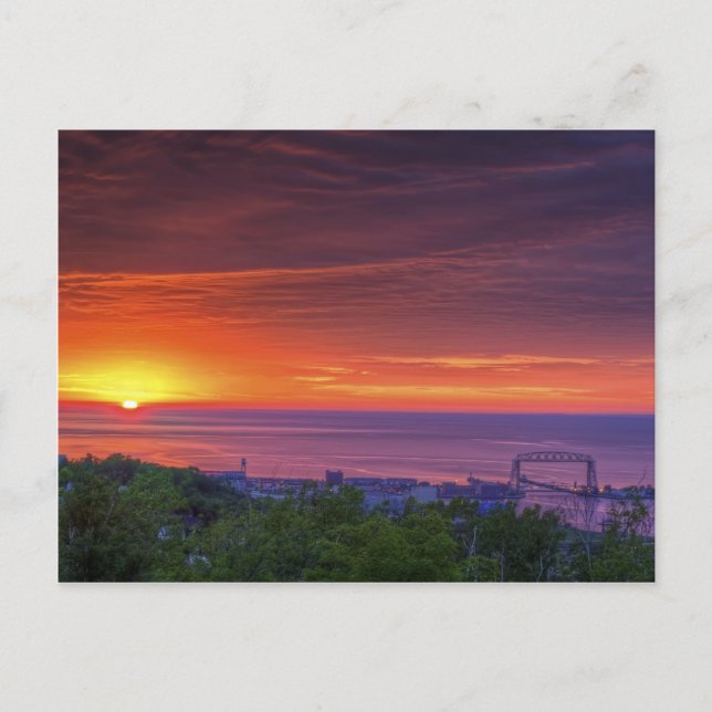Duluth Sunrise Postcard (Front)