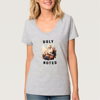 Duly Noted Dragon Tee - Black Text