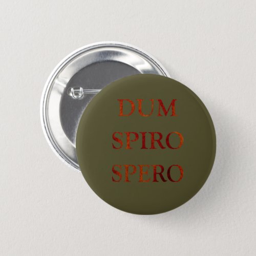 Dum spiro spero button