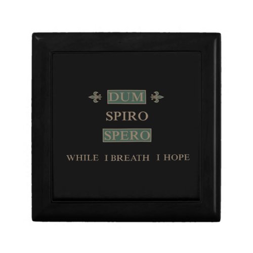Dum spiro spero gift box