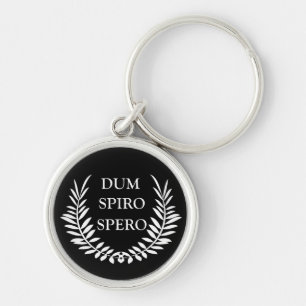 Dum spiro spero keychain