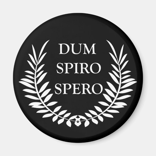 Dum spiro spero magnet (Front)