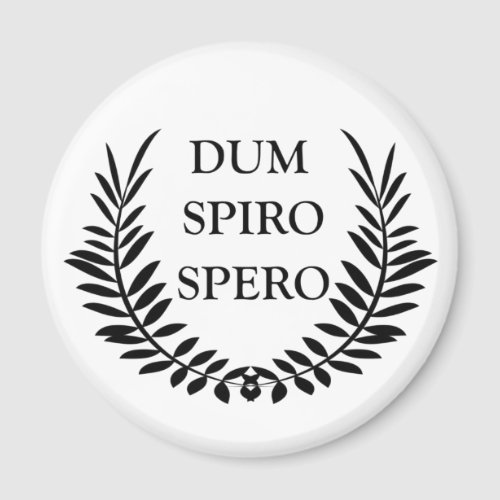 Dum spiro spero magnet