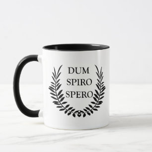 Dum spiro spero mug