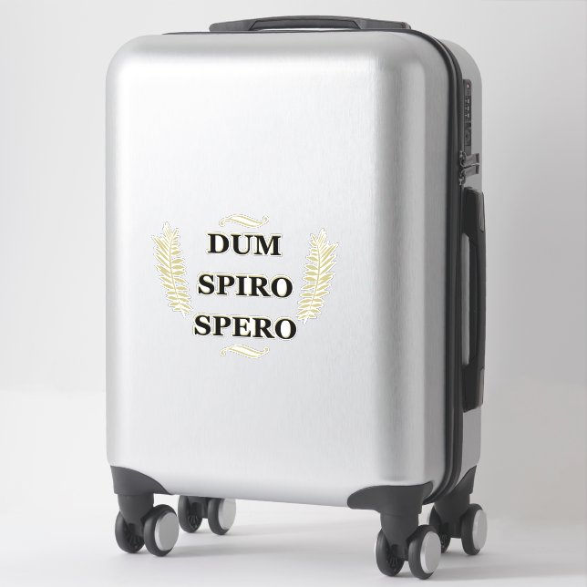 Dum spiro spero sticker (Suitcase)
