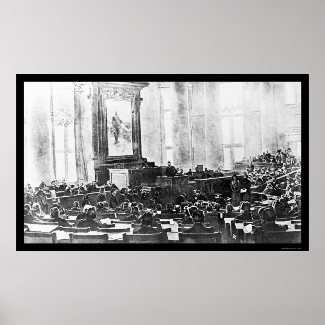 Duma of Bolshevik Russia 1917 Poster (Front)