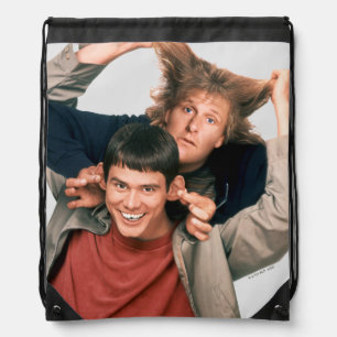 Dumb and Dumber Lloyd and Harry Drawstring Bag