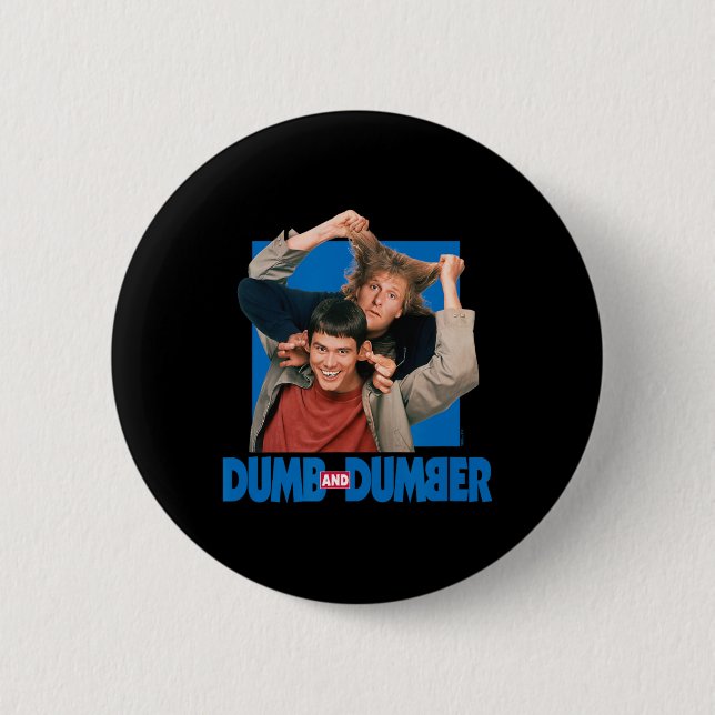 Dumb And Dumber - Lloyd Christmas And Harry Dunne  Button (Front)