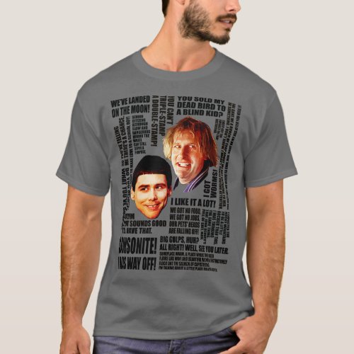 Dumb and Dumber Quotes V3 T_Shirt