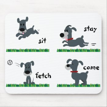 Dumb Dog Mouse Pad by turtle_love at Zazzle
