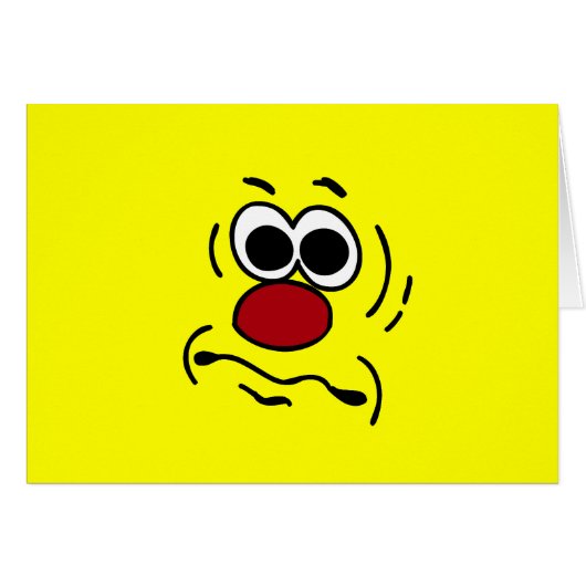 Dumb Face Grumpey Cards (Front Horizontal)