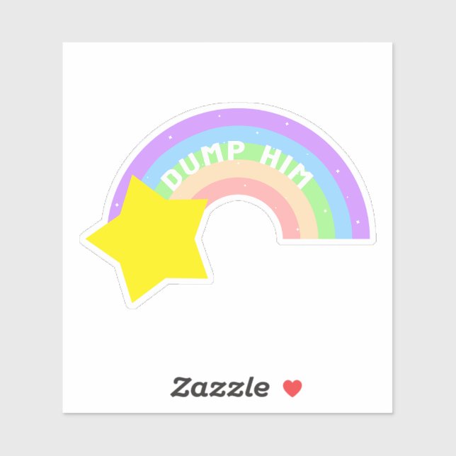 Dumb him vinyl sticker (Sheet)