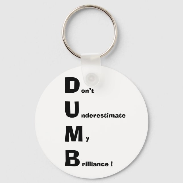 DUMB KEYCHAIN (Front)