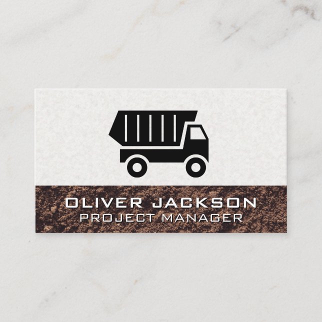 Dumb Truck | Soil Business Card (Front)