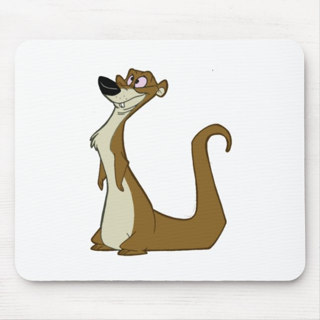 Dumb Weasel Mouse Pad (Front)
