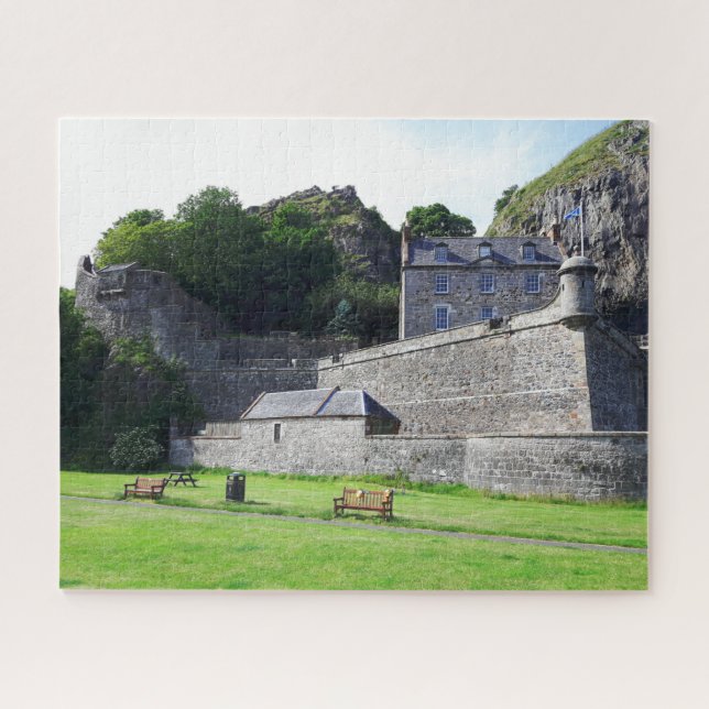 Dumbarton Castle, Dumbarton Rock travel /Scotland Jigsaw Puzzle (Horizontal)
