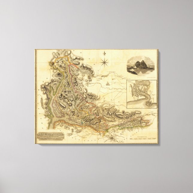 Dumbartonshire Canvas Print (Front)