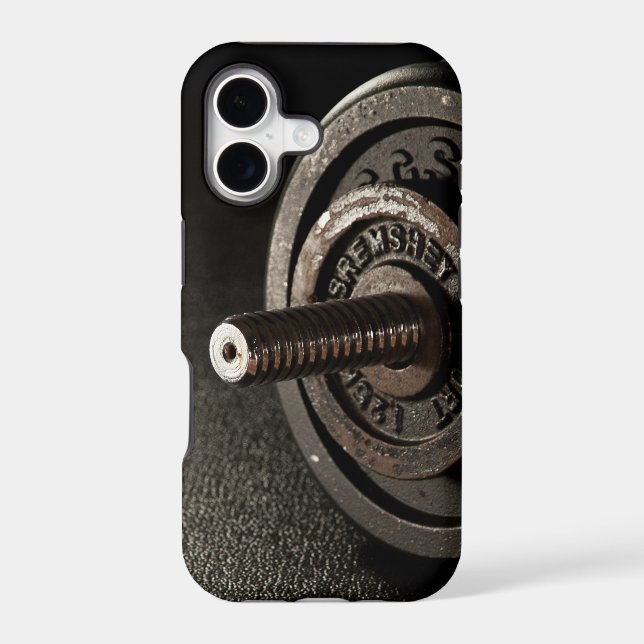 Dumbbell Iphone Case (Back)