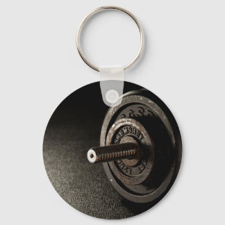 Dumbbell Keychain