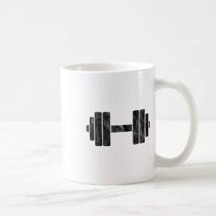 Dumbbell Minimalism - Weight Lifting And Bodybuild Coffee Mug