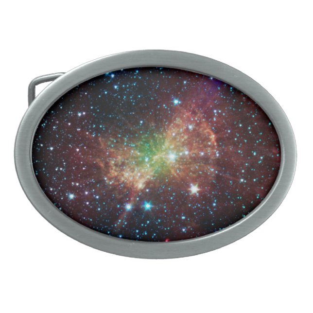 Dumbbell Nebula Belt Buckle (Front)