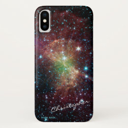 Dumbbell nebula custom name astronomy iPhone x case