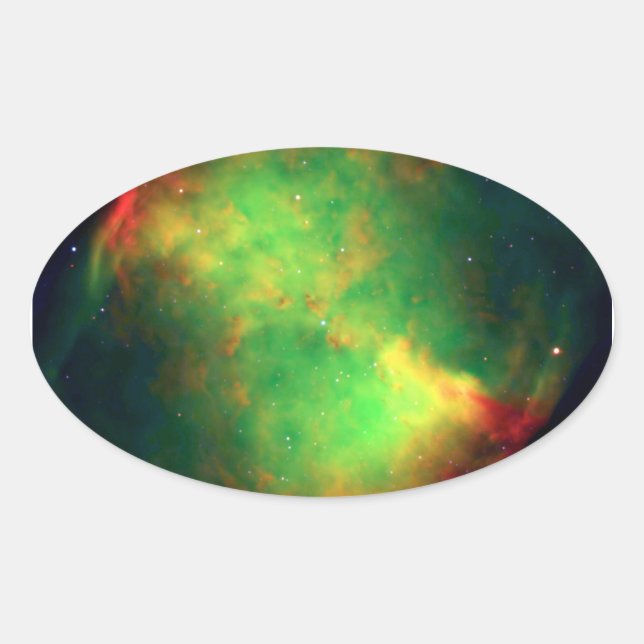 Dumbbell Nebula in Taurus Oval Sticker (Front)