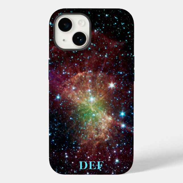 Dumbbell nebula name initials astronomy Case-Mate iPhone case (Back)