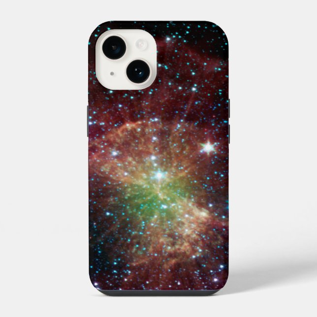 Dumbbell nebula name initials astronomy iphone case (Back)