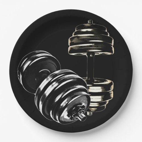 Dumbbell Party Plate